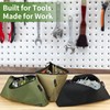 3 Pack Premium Tool Pouches Zipper Bag, 8 in Small