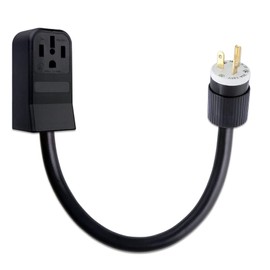 getwiredusa 3 Prong to 4 Prong NEMA 14-50 Adapter for Electric Vehicles Level 2 Charging (5-20P)