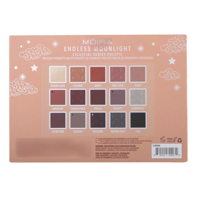 Paleta De Sombras Moira Cosmetics Chasing Eternity