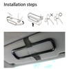 JNNJ Paper Towel Fixing Frame for Auto Visor, Plastic Clip