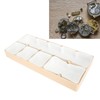 Watch Parts Storage Box Stackable 5 Compartments Acrylic Rubber Watch