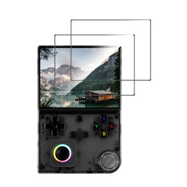 Natbok 2 Pack Compatible with Anbernic RG40XXV Screen Protector,Full Coverage 9H Tempered Glass Film,HD Clear Scratch Resistant,Bubble-Free for Anbernic RG40XX V Screen Protector