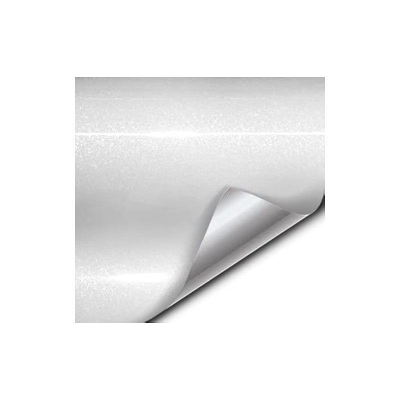 VViViD XPO Sparkle Metallic Gloss White Vinyl Car Wrap (1ft
