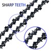 Opuladuo 3PC 6 Inch Chainsaw Chain, Replacement Chain for BLACK+DECKER