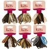 treues n-52296 Hair Bobbles Brown (Pack of 24)