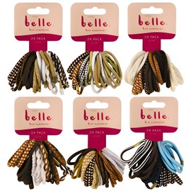 treues n-52296 Hair Bobbles Brown (Pack of 24)