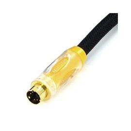 5m Mercury AV SVHS S-Video Cable Lead OFC Gold Plated Shielded