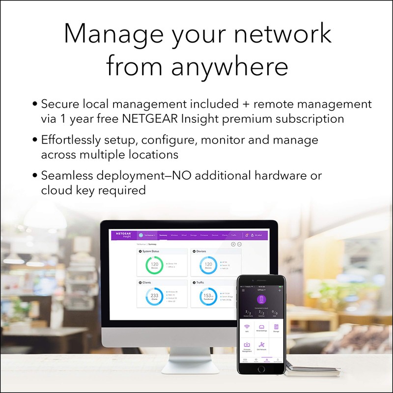 NETGEAR Wireless Mesh Access Point and WiFi Extender (WAC564) -