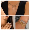 ZENGSING Bow Jewelry Set Women,3 Pcs Bow Jewellery Set,Bow-knot Bracelet
