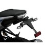 Puig 3884N Adjustable License Plate Holder with Homologated Kit, Black