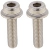KITACO Flanged Cap Bolts (M8×P1.25×30mm) General Purpose, 2-Piece Set, Stainless