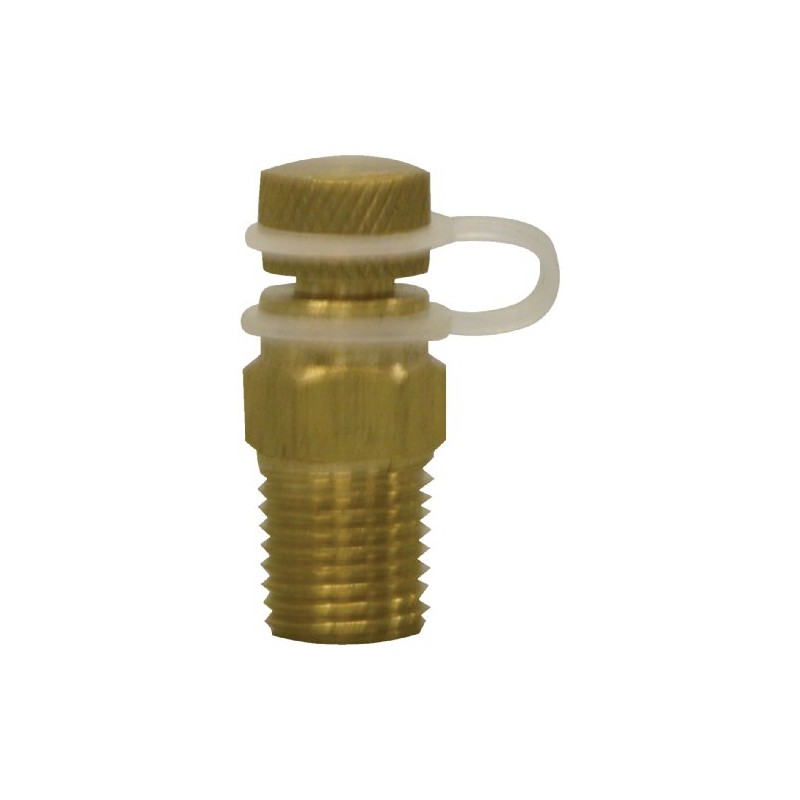 Winters STP Series STP001 Brass Test Plug, 1/4" NPT Male