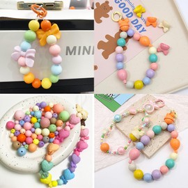 250Pcs 12mm Acrylic Round Beads for Jewelry Making, 28 Colors Rainbow Round Beads for Bracelets Making Kit Candy Color Plastic Bubble Gum Beads Pastel Loose Beads Bulk for DIY Necklace Phone Charm