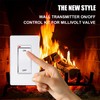 Wall Switch Remote Control Kit,On/Off Wall Mounted Control Set for