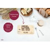 Breakfast Board Wooden Heart – Ambulance – Ambulance with Name