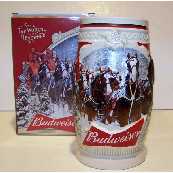 2015 Budweiser Holiday Stein