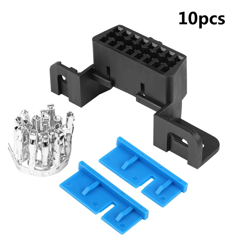 OBD2 II 16Pin Female Connector OBDII Cable Car Auto Adapter