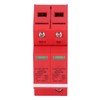 Orange Red Combiner Box Surge Protection Device Distribution Box Voltage