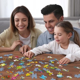 HUADADA 100 Piece Jigsaw Puzzles For Children - Puzzles 100 Pieces for Kids Ages 3 4 5 6 - Boys and Girls Game Gift Ages7 8 Fairy Tale of Knights and Fairies