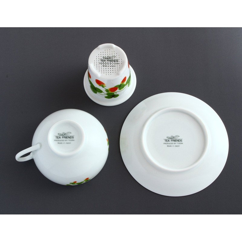 有田焼 serandogurasu texi-fo-wan Strawberry TFO – 003