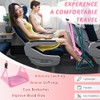 Foot Hammock for Plane Travel, Upgraded Wide Airplane Foot Hammock