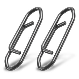SHADDOCK Power Fishing Clips, Stainless Steel Sea Fishing Snaps, 100pcs Quick Change Fishing Clips for Fishing Lure Line, Sea Fishing Tackle Snaps for Freshwater Saltwater Fishing(L#-30mm-121lb)