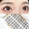justcoco Partial False Eyelashes, Natural Partial False Eyelashes, False Eyelashes,