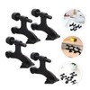TEHAUX Cushioned Bumper Door Hinge Stopper Zinc Alloy Door Top