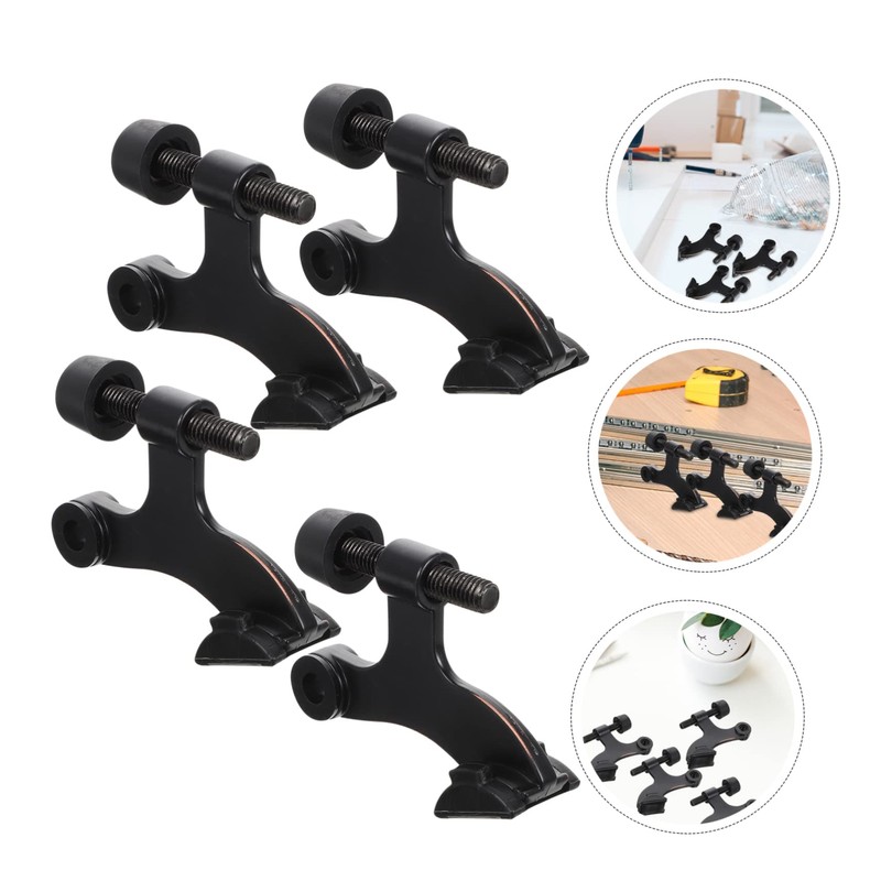 TEHAUX Cushioned Bumper Door Hinge Stopper Zinc Alloy Door Top