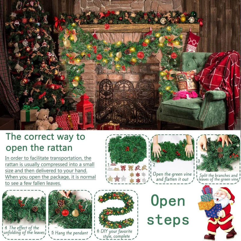 ZPQAODI Christmas Wreaths