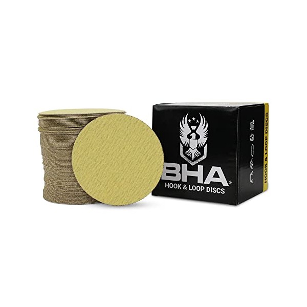 BHA 5" Inch No Hole Hook and Loop Sanding Discs