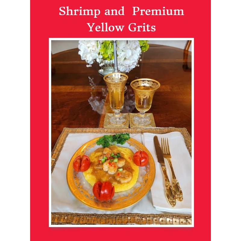 Grandma Betty's Yellow Grits, Gluten-Free, Sugar-Free, Sodium-Free, and Dairy-Free. Made