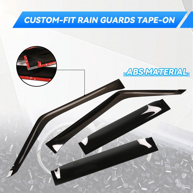Side Window Deflector Visors Compatible with Land Rover Defender 90