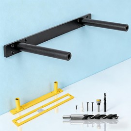 PICESA 16'' Heavy-Duty Hidden Floating Shelf Bracket – 210 LBS Max Load (Mounted on Studs), Floating Mantel Bracket for Fireplace & Wall Shelves, Includes Premium Installation Kit（16 inch Brackets）