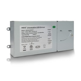 12V Dimmable LED Driver, 60W Triac ELV/MLV LED Transformer Compatible with Lutron&Leviton Switches, Dimmable Led Power Supply 60W 12V for LED Light Stirps, Smooth Flicker Free Dimming