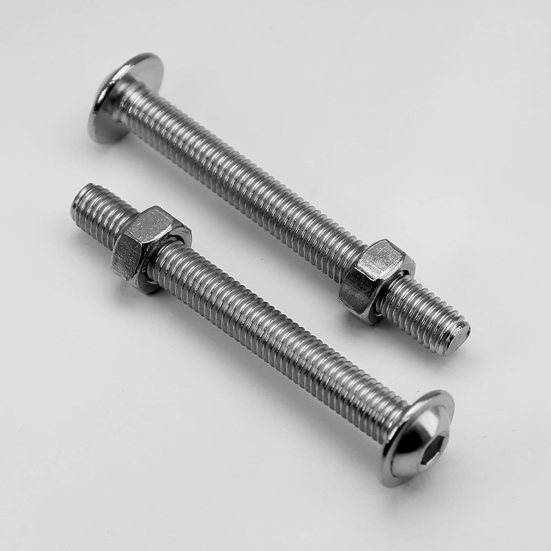 (8 pcs) M8 x 70mm Hex Socket Screws with Flange