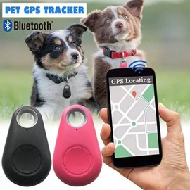 Smart GPS Tracker 2 Packs Water Droplets Shape Wireless Bluetooth Key Finder Locator Mini GPS Tracker Anti Lost Alarm Sensor Device Item Finders Bag Finder for Kids Phone Car Wallet (Black)