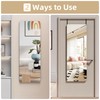 Hasipu Door Mirror Full Length, 47"x 16" Full Body Over