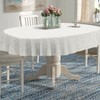 uwdfnwuif Geometrical Oval Tablecloth Farmhouse 60"x120" Waterproof Table Cloth Washable