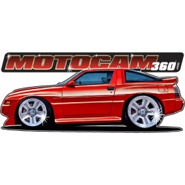 MotoCam360 Mitsubishi Starion Conquest Hood Strut Kit Hood Prop Elimination- by Motocam