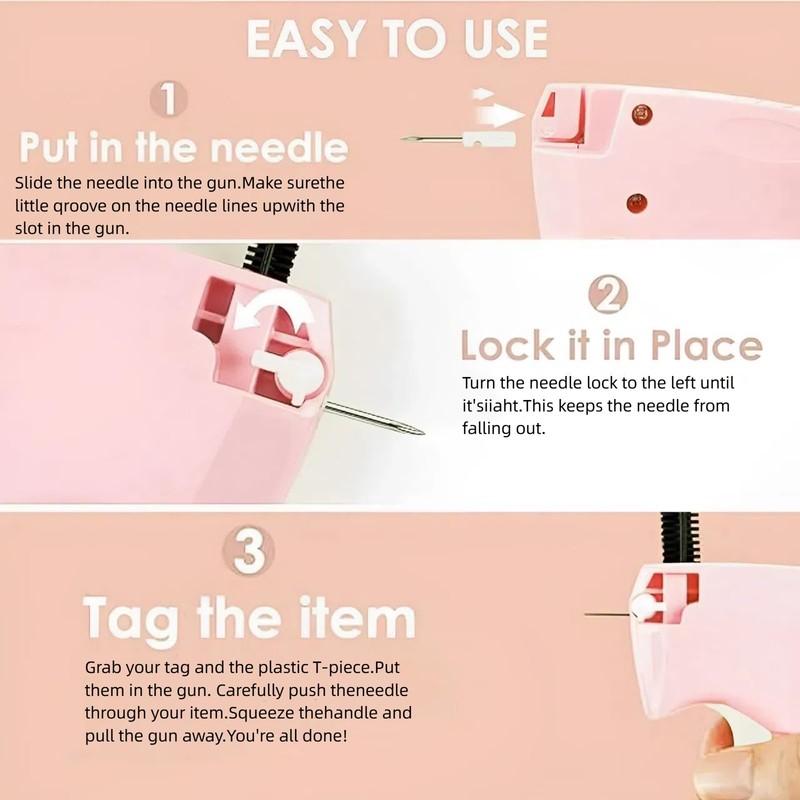 Mini Handheld Stitch Gun for Fast Clothing Repairs - Complete