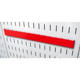 Wall Control Pegboard 14in Accessory Hanger Tool Holder Bracket Pegboard Accessory for Wall Control Pegboard and Slotted Tool Board – Red