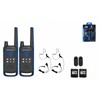 Motorola Solutions T802 Two Way Radios w/ Surveillance Style Earpieces