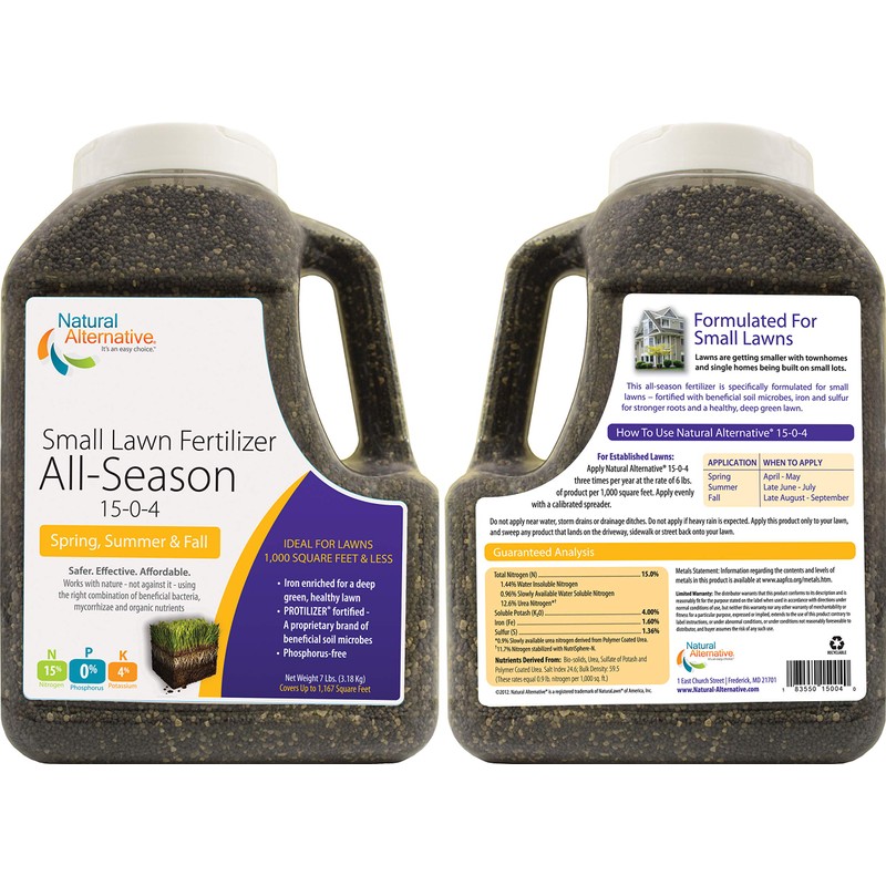 Natural Alternative Small Lawn Fertilizer Bundle Deal (3)
