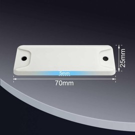 UHF RFID Anti-Metal Tag, ABS, 70mm x 25mm x 5mm | Outdoor Asset & Warehouse Management | Power Equipment Inspection | Durable, Waterproof, UV Resistant(5pcs for Sample)