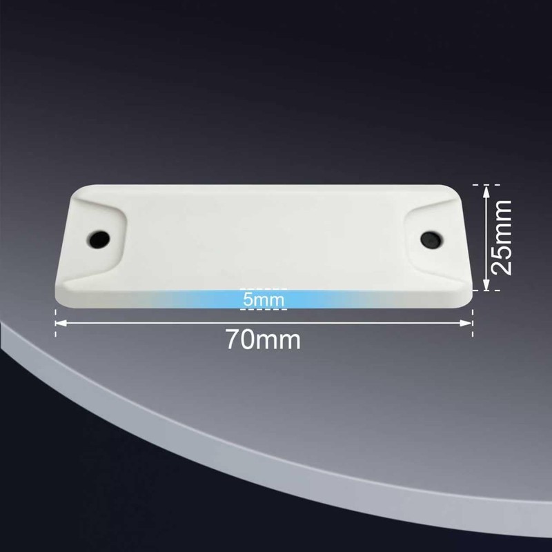 UHF RFID Anti-Metal Tag, ABS, 70mm x 25mm x 5mm