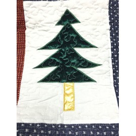 Cozy Line Home Fashions Christmas Embroidered Quilted Throw Blanket (Happy Christmas)