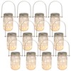 Sunshine Mason Co. Mason Jars with Solar Fairy Firefly String