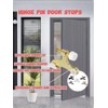 4 Pack Hinge Pin Door Stopper Adjustable Heavy Duty Hinge