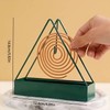 Designer Portable Iron Mosquito Coil Holder with Handle - Fireproof